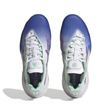 adidas Tennisschuhe Barricade Clay/Sandplatz (Stabil) 2023 weiss/blau/violett Damen